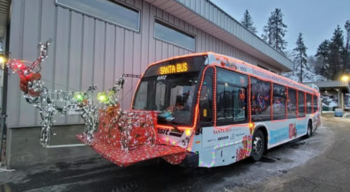 22nd annual Santa Bus to cruise through the Central Okanagan over the next 7 days